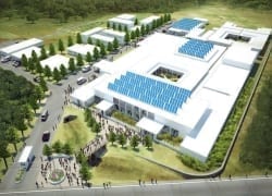 Llegan paneles solares al Hospital Nacional de Enseñanza de Mirebalais